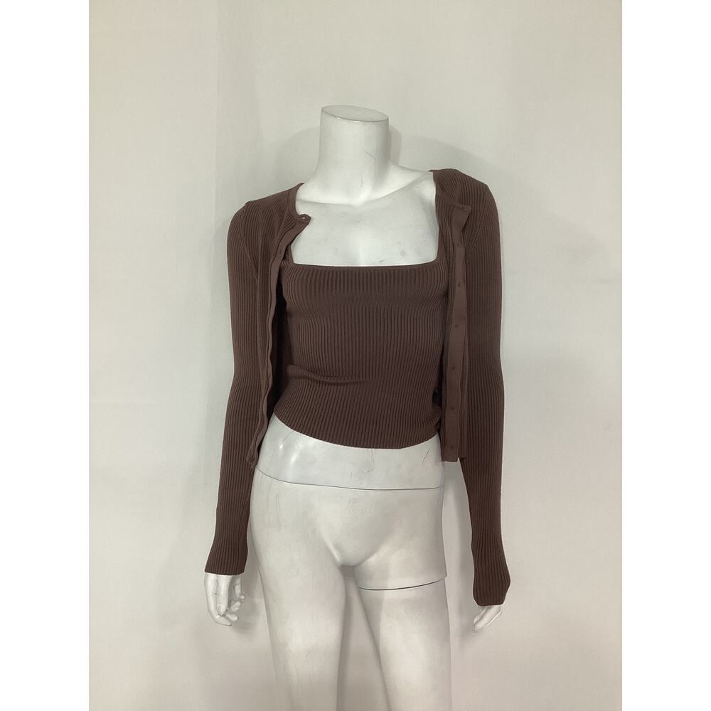 Lovers And Friends 'Limor' Brown Cardigan Size XXS - Picture 2 of 4